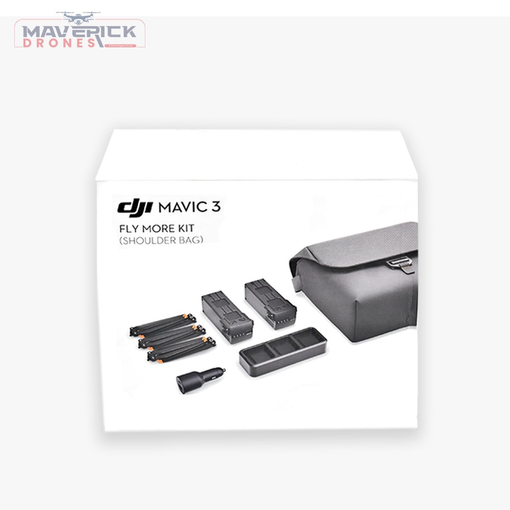DJI Mavic Mini Fly More Combo Kit Drone, 3 Batteries & Spare