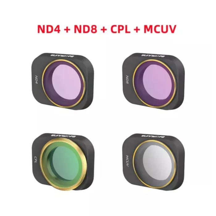 Filters ND 4 in 1 Mix Set for DJI Mini 3 Mini 3 Pro Nd Filters MCUVCPLND4ND8 Filters Accessories Filters 4 in 1Mix Set 02