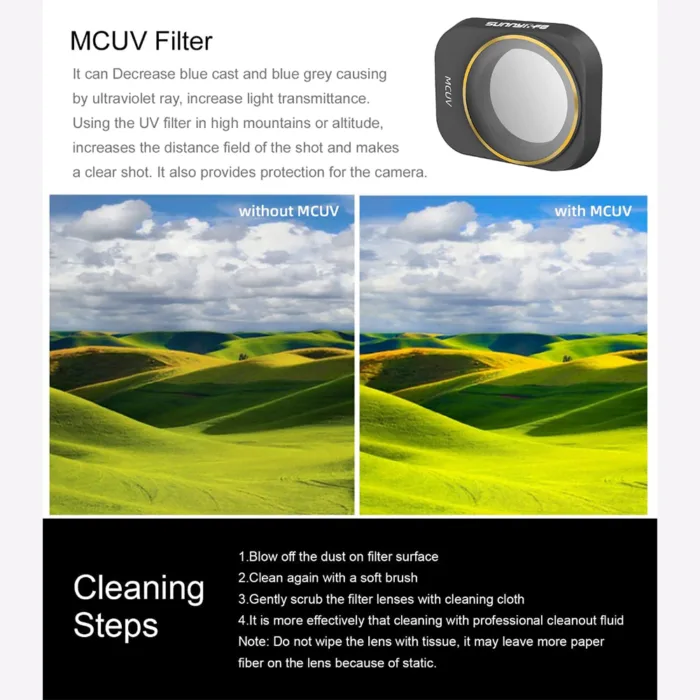 Filters ND 4 in 1 Mix Set for DJI Mini 3 Mini 3 Pro Nd Filters MCUVCPLND4ND8 Filters Accessories Filters 4 in 1Mix Set 06