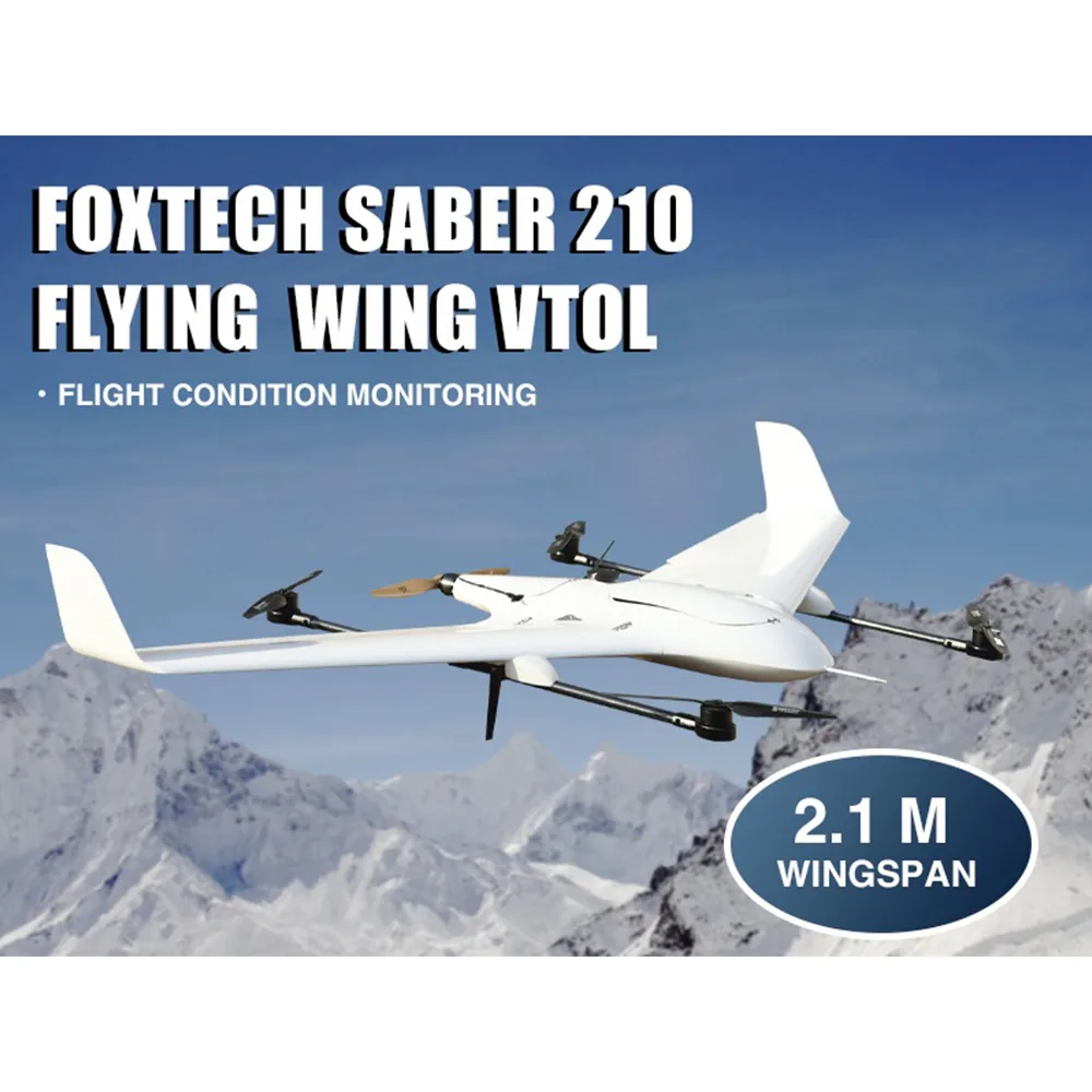 Foxtech Saber 210 Flying Wing VTOL 01