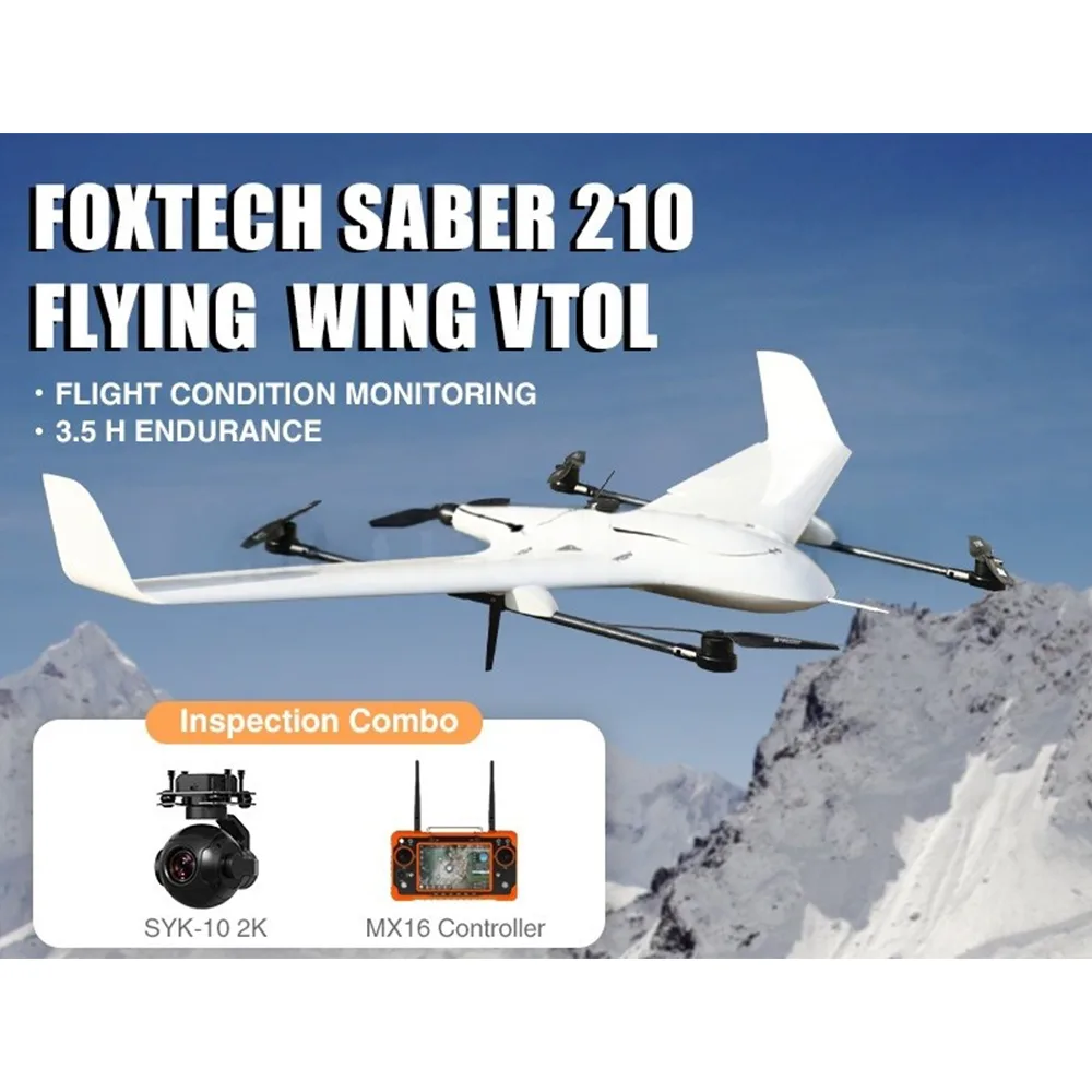 Foxtech Saber 210 Flying Wing VTOL 03