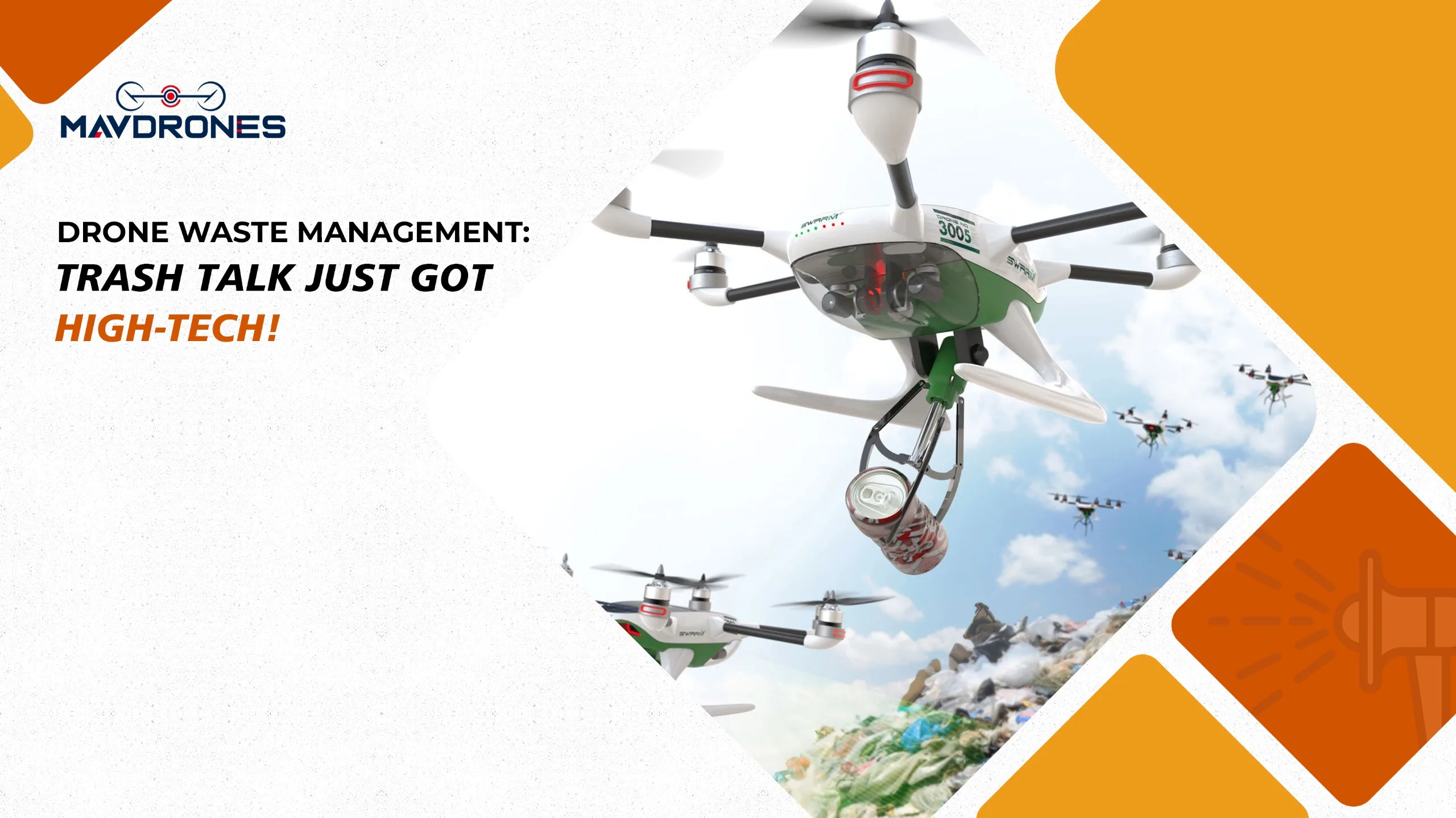 waste management , drone for surveying , survey drones