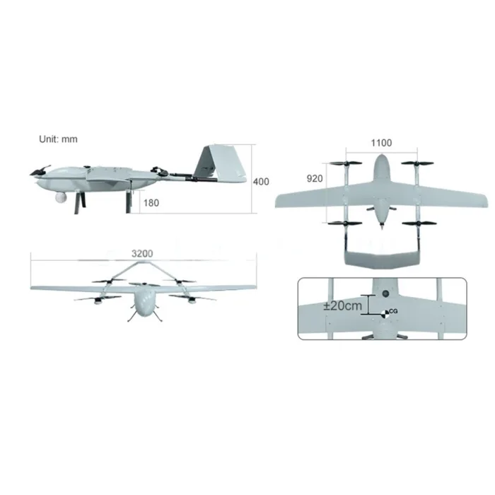 FOXTECH Great Shark 330 VTOL 02