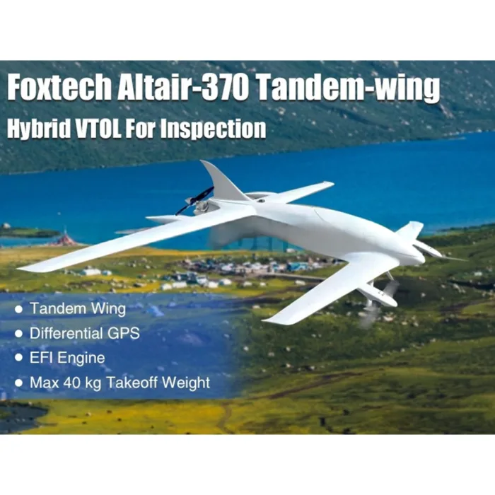 Foxtech Altair 370 Tandem wing Hybrid VTOL 01