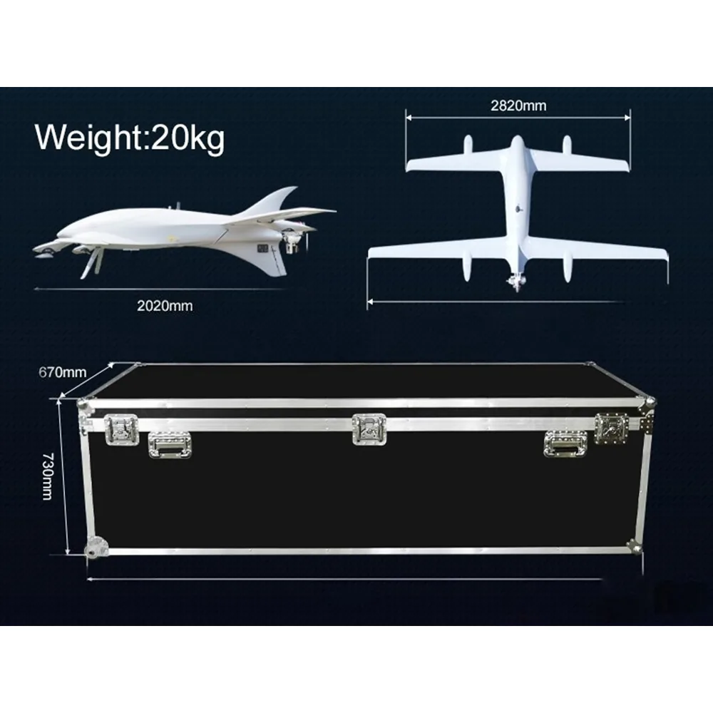 Foxtech Altair 370 Tandem wing Hybrid VTOL 02