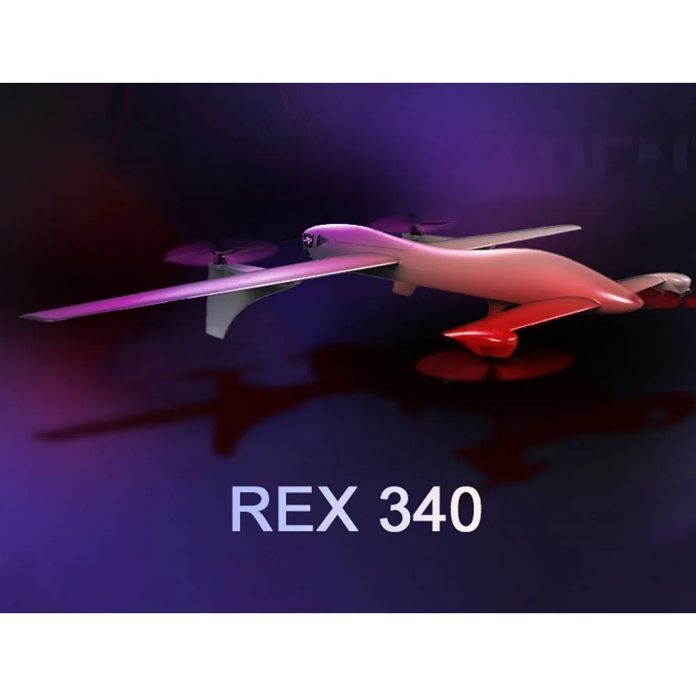 Foxtech REX 340 Canard Hybrid VTOL Drone 02