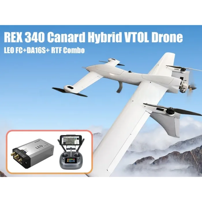 Foxtech REX 340 Canard Hybrid VTOL Drone 04