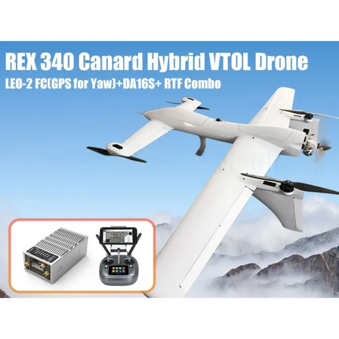 Foxtech REX 340 Canard Hybrid VTOL Drone 05